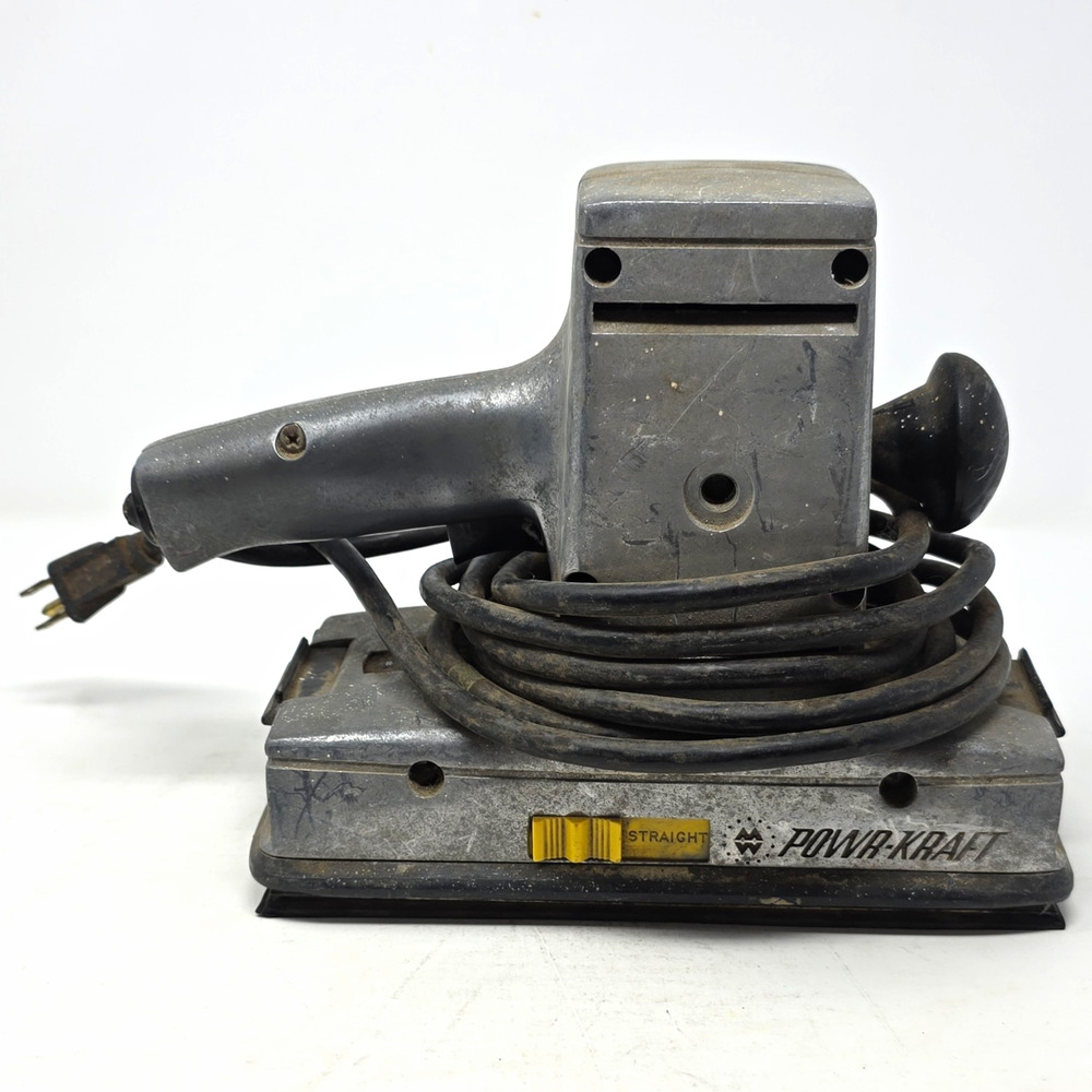 POWR-KRAFT Dual Motion Hand Sander Heavy Duty TPC8550A 115V Corded Electric